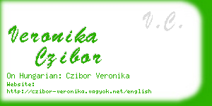 veronika czibor business card